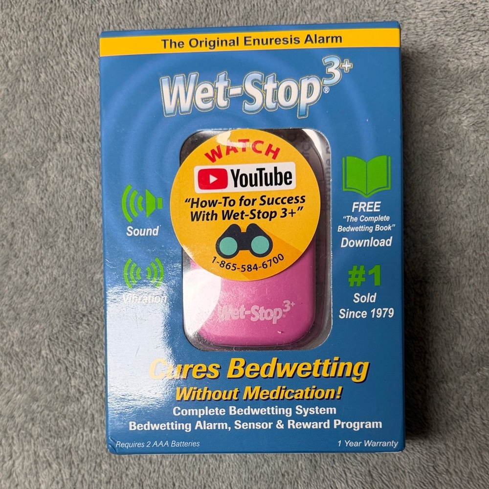 Wet-Stop 3+ Bedwetting Alarm Pink